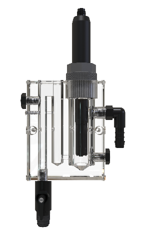 Sensor OxySense A em célula de fluxo aberta única